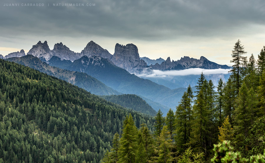 Sasso di Bosconero and sasso di Toanella, Dolomites, italian alps