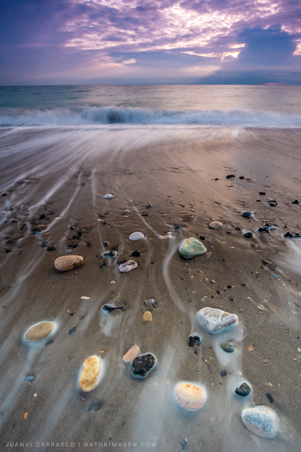 Playa de Vera al amanecer, Almería, Andalucía, España